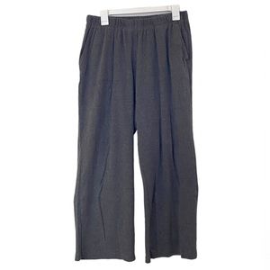 NWOT Woman Within 18/20 L Petite Grey Sweat Pants with Stretch Waistband